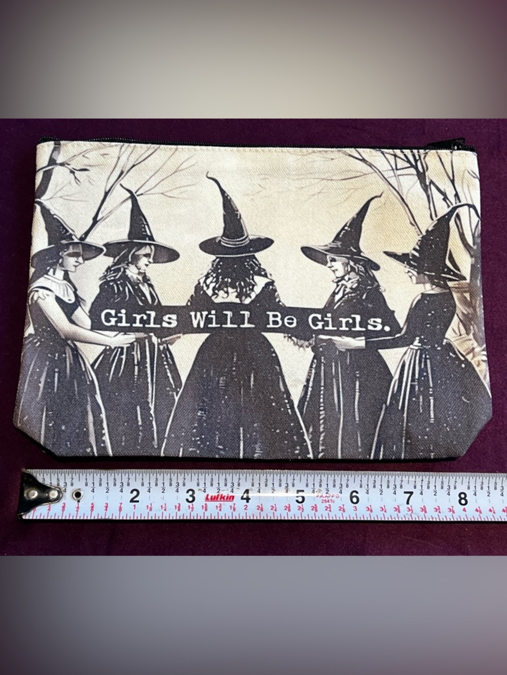 Girls will be girls witches accessories bag